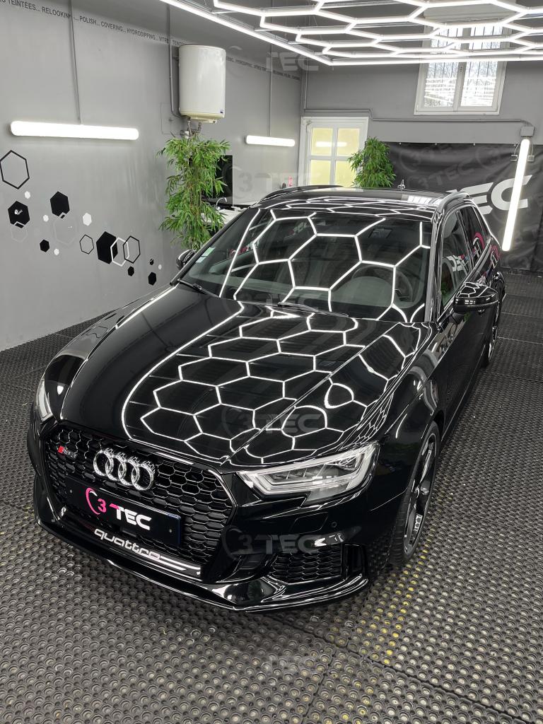 Traitement céramique GTechniq Crystal Sérum Ultra garantie 9 ans sur une Audi RS3